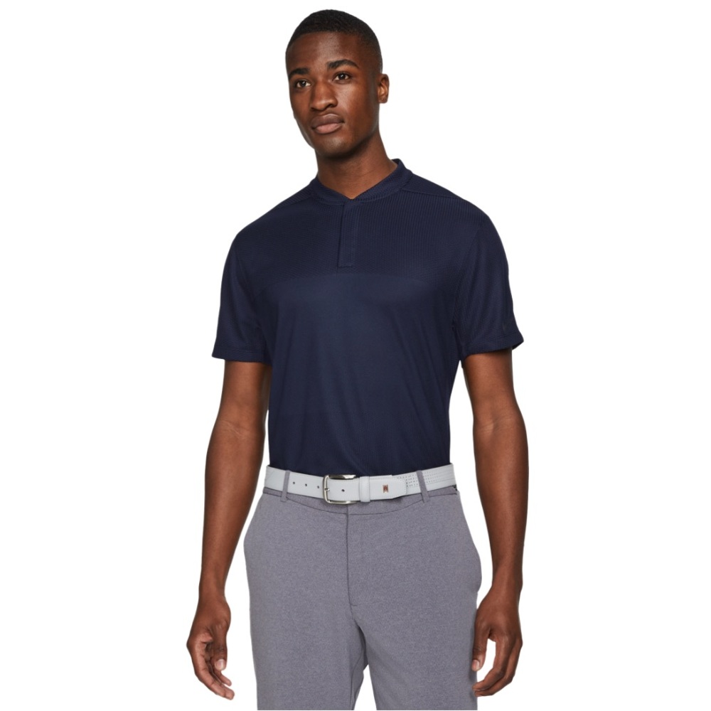 Nike x Tiger Woods Collection - Dri-FIT Navy Golf Shirt